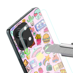 alien stickers studio back phone cover | glass case for oneplus nord 3