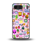 alien stickers studio back phone cover | glass case for oneplus nord 4