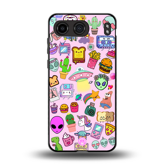 alien stickers studio back phone cover | glass case for oneplus nord 4
