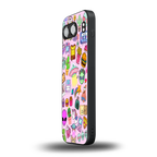 alien stickers studio back phone cover | glass case for oneplus nord 4