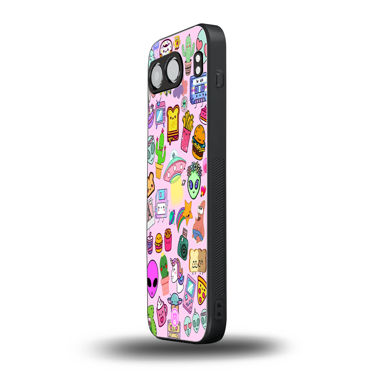 alien stickers studio back phone cover | glass case for oneplus nord 4