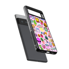alien stickers studio back phone cover | glass case for google pixel 6 pro