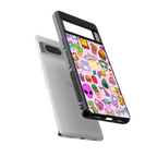 alien stickers studio back phone cover | glass case for google pixel 7 pro