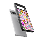alien stickers studio back phone cover | glass case for Google Pixel 7A