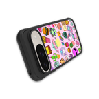 alien stickers studio back phone cover | glass case for google pixel 9