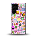alien stickers studio back phone cover | glass case for samsung galaxy s25 ultra