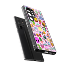 alien stickers studio back phone cover | glass case for samsung galaxy s25 ultra