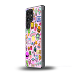 alien stickers studio back phone cover | glass case for samsung galaxy s25 ultra