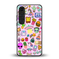 alien stickers studio back phone cover | glass case for samsung galaxy s23