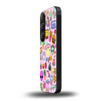 alien stickers studio back phone cover | glass case for samsung galaxy s23