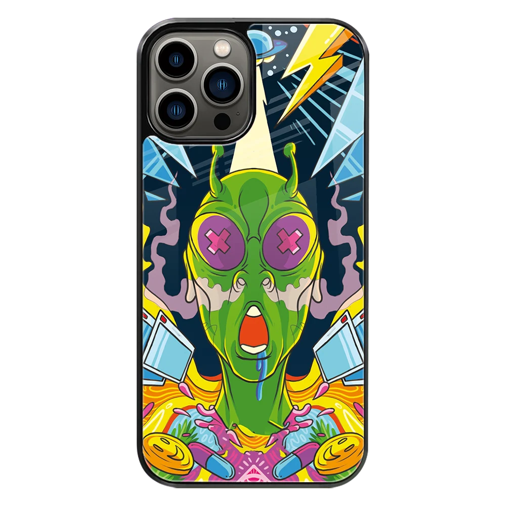 Premium Glass Back Mobile Phone Cover for iPhone, Samsung, OnePlus, Google Pixel, Redmi, Oppo, Vivo & Realme