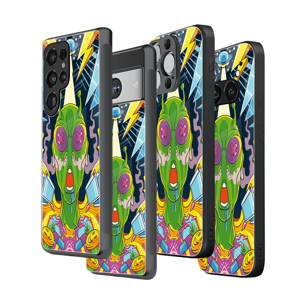 Stylish Glass Back Case for All Smartphones iPhone, Samsung, OnePlus, Pixel, Redmi, Oppo, Vivo, Motorola
