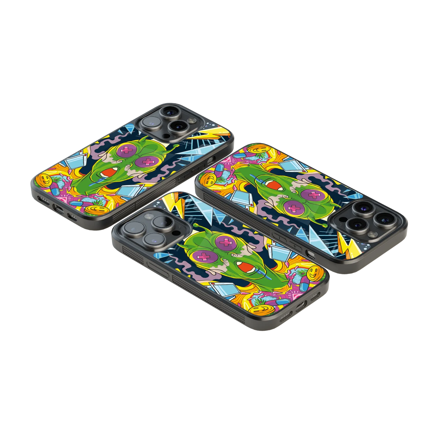 Luxury Glass Back Mobile Cover for iPhone, Samsung Galaxy, OnePlus, Pixel, Redmi & More