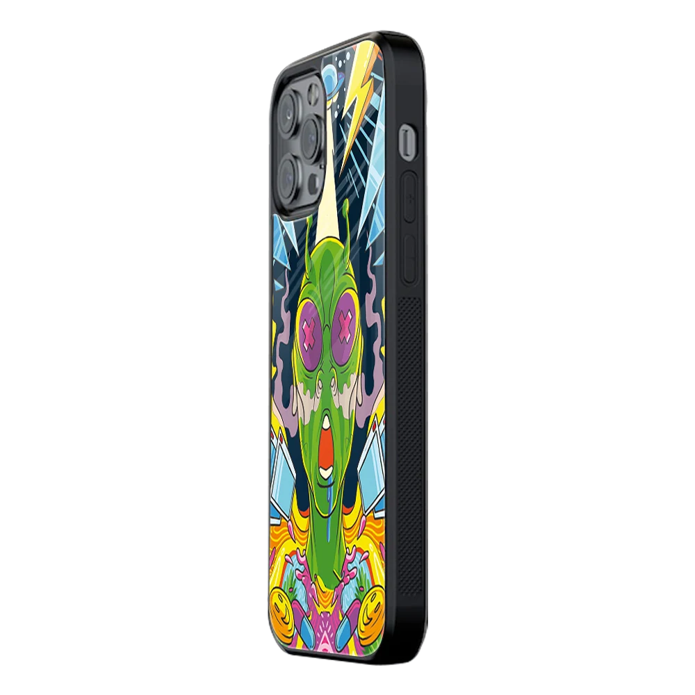 Slim Glass Back Phone Case for Multiple Brands iPhone, Samsung, Redmi, OnePlus, Oppo, Vivo