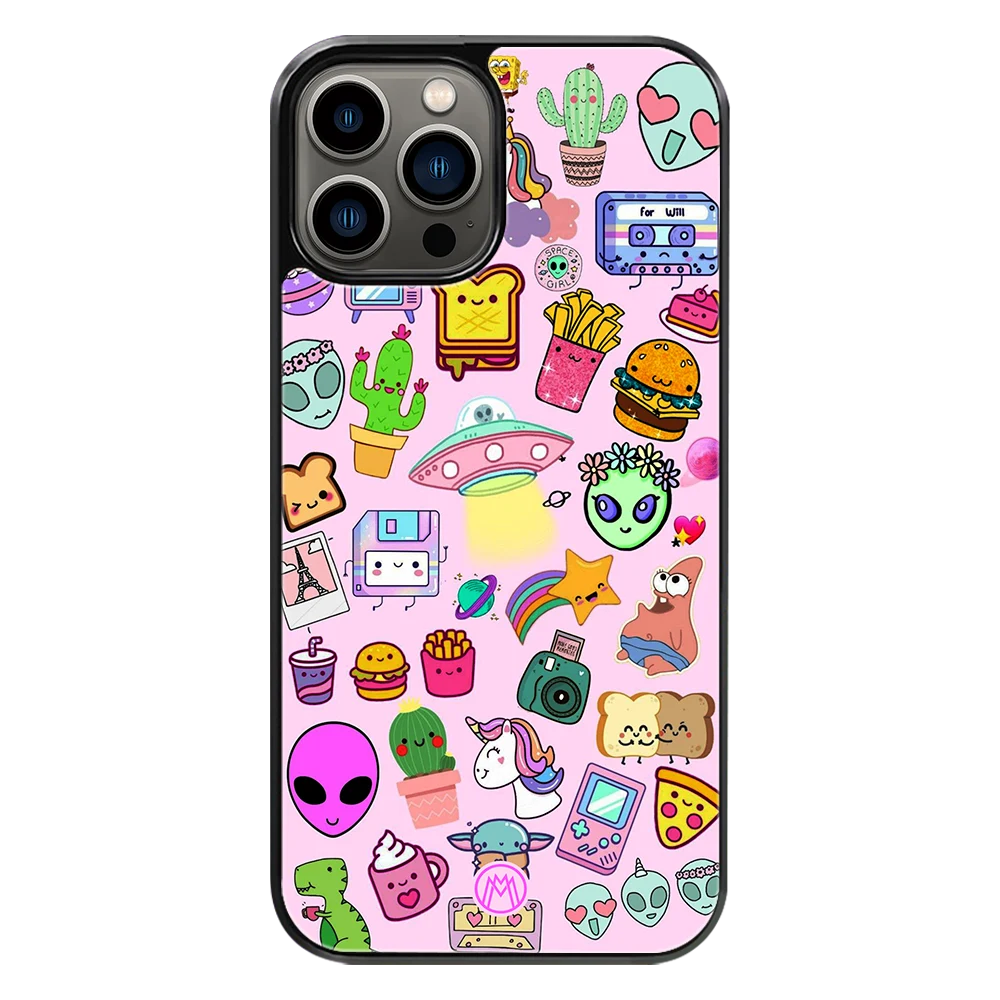 Premium Glass Back Mobile Phone Cover for iPhone, Samsung, OnePlus, Google Pixel, Redmi, Oppo, Vivo & Realme