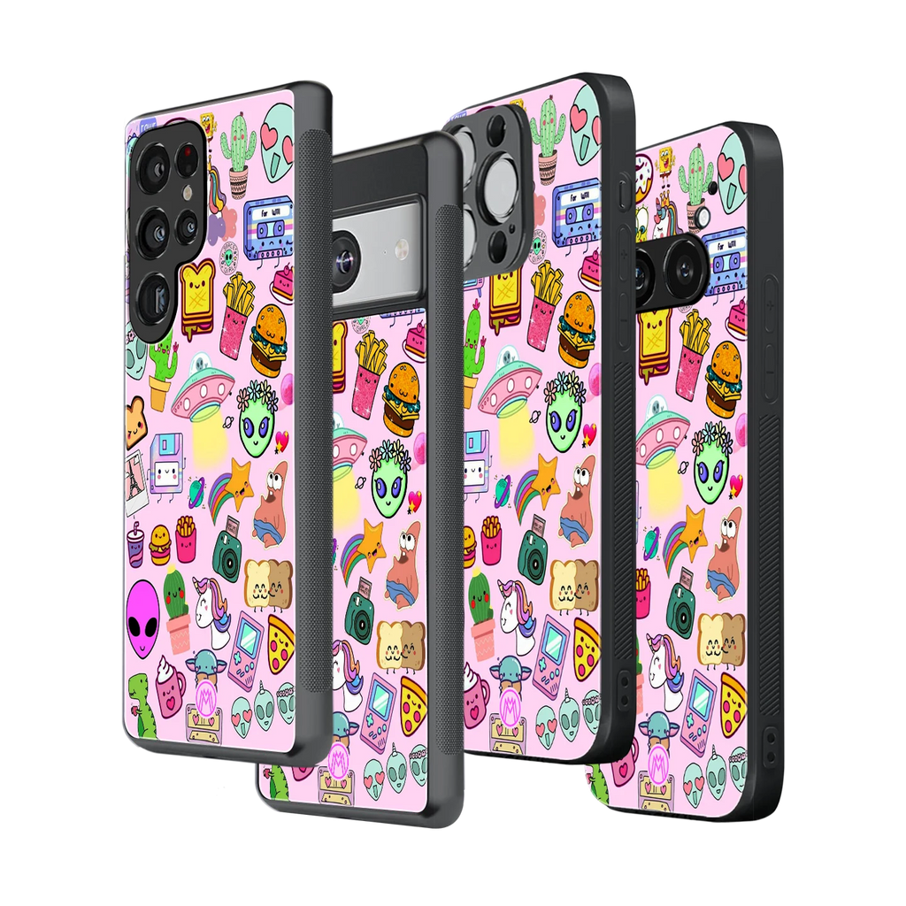 Stylish Glass Back Case for All Smartphones – iPhone, Samsung, OnePlus, Pixel, Redmi, Oppo, Vivo, Motorola