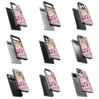 Durable Glass Back Mobile Case for iPhone, Samsung, OnePlus, Google Pixel, Redmi, Vivo, Oppo