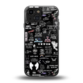 all is better in black back phone cover | glass case for iphone 13 mini