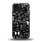 all is better in black back phone cover | glass case for iphone 13 mini