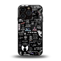 all is better in black back phone cover | glass case for iphone 13 pro