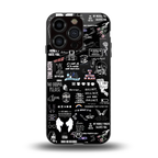 all is better in black back phone cover | glass case for iphone 13 pro