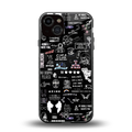 all is better in black back phone cover | glass case for iphone 13