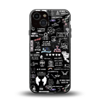 all is better in black back phone cover | glass case for iphone 13