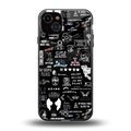 all is better in black back phone cover | glass case for iphone 14 plus