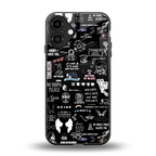 all is better in black back phone cover | glass case for iphone 16 plus
