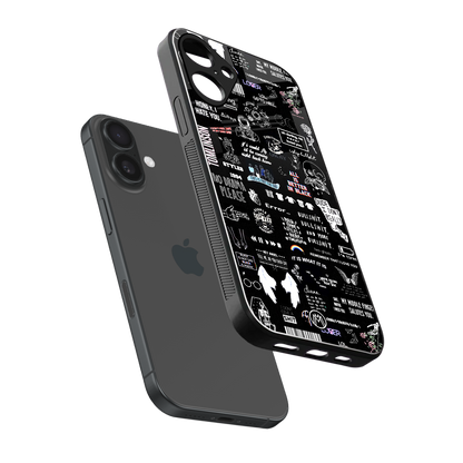 all is better in black back phone cover | glass case for iphone 16 plus