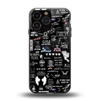 all is better in black back phone cover | glass case for iphone 16 pro max