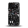 all is better in black back phone cover | glass case for iphone 16 pro
