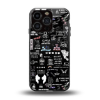 all is better in black back phone cover | glass case for iphone 16 pro