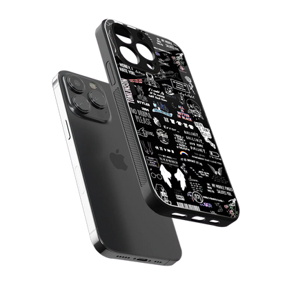 all is better in black back phone cover | glass case for iphone 16 pro