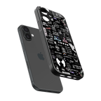 all is better in black back phone cover | glass case for iphone 16