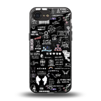 all is better in black back phone cover | glass case for iphone 16e