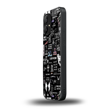 all is better in black back phone cover | glass case for nothing phone 1