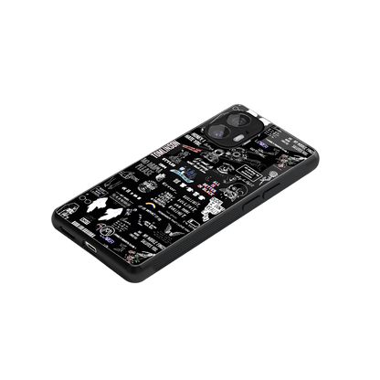 all is better in black back phone cover | glass case for nothing phone 2