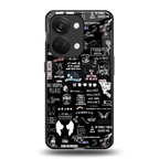 all is better in black back phone cover | glass case for oneplus nord 3