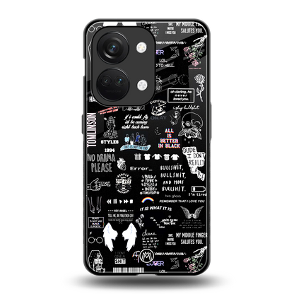 all is better in black back phone cover | glass case for oneplus nord 3