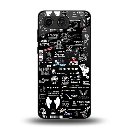all is better in black back phone cover | glass case for oneplus nord 4