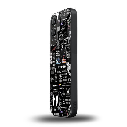 all is better in black back phone cover | glass case for oneplus nord ce 4 lite