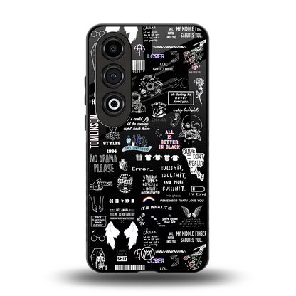 all is better in black back phone cover | glass case for oneplus nord ce 4