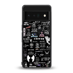 all is better in black back phone cover | glass case for google pixel 6 pro