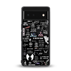 all is better in black back phone cover | glass case for google pixel 6