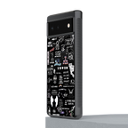 all is better in black back phone cover | glass case for google pixel 6