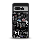 all is better in black back phone cover | glass case for google pixel 7 pro