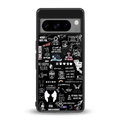 all is better in black back phone cover | glass case for google pixel 8 pro