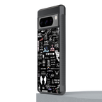 all is better in black back phone cover | glass case for google pixel 8 pro