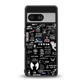 all is better in black back phone cover | glass case for Google Pixel 8